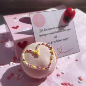 macaron glaçage coeur saint valentin - studio macarons