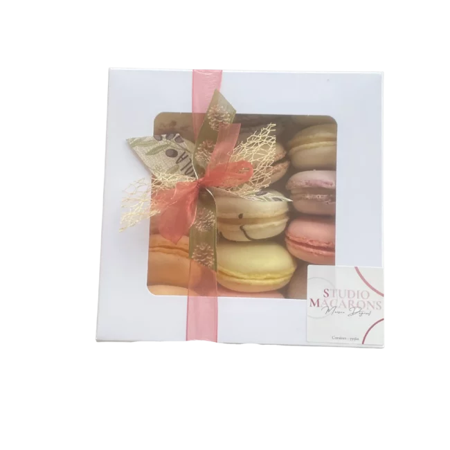 coffret de 15 macarons - studio macarons