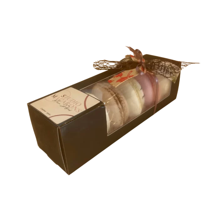 coffret 6 macarons - studio macarons